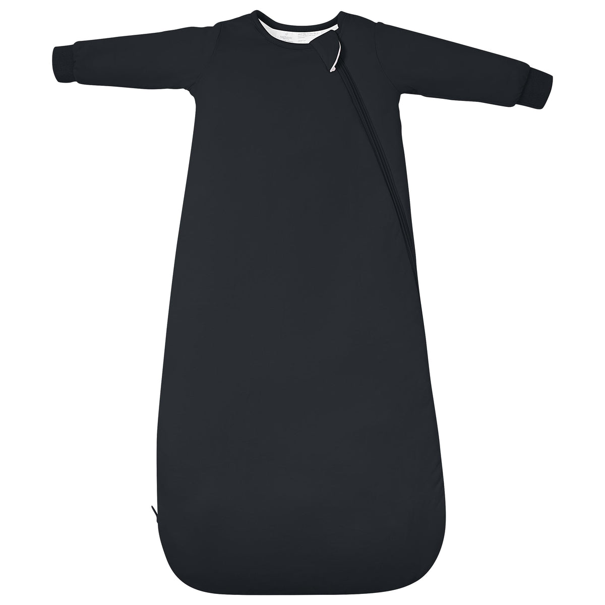 TOTBASIC baby sleep sack Midnight front view keeps arms warm for snug bedtime.