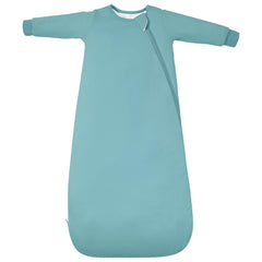 TOTBASIC baby sleep sack slate long sleeve for warm, comfy nights.