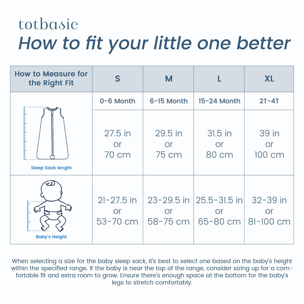TOTBASIC sleep sack leg pouch offers roomy space for kicking and movement.