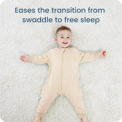 TOTBASIC sleep sack uses soft breathable fabric gentle on baby's skin