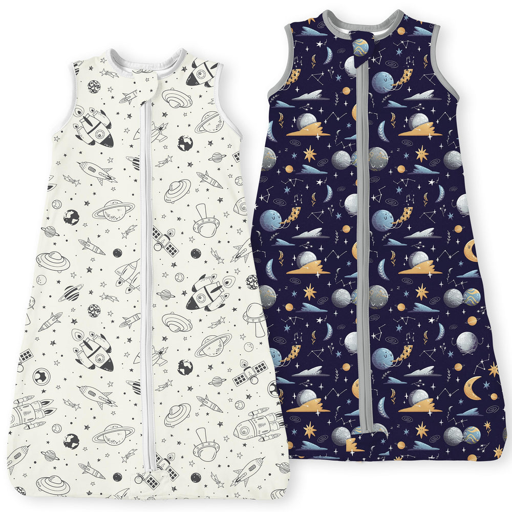TOTBASIC Space Odyssey front view showing breathable fabric for cool summer nights