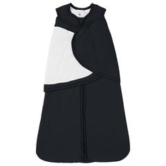 TOTBASIC swaddle midnight-arms-in offers snug newborn comfort for peaceful naps.