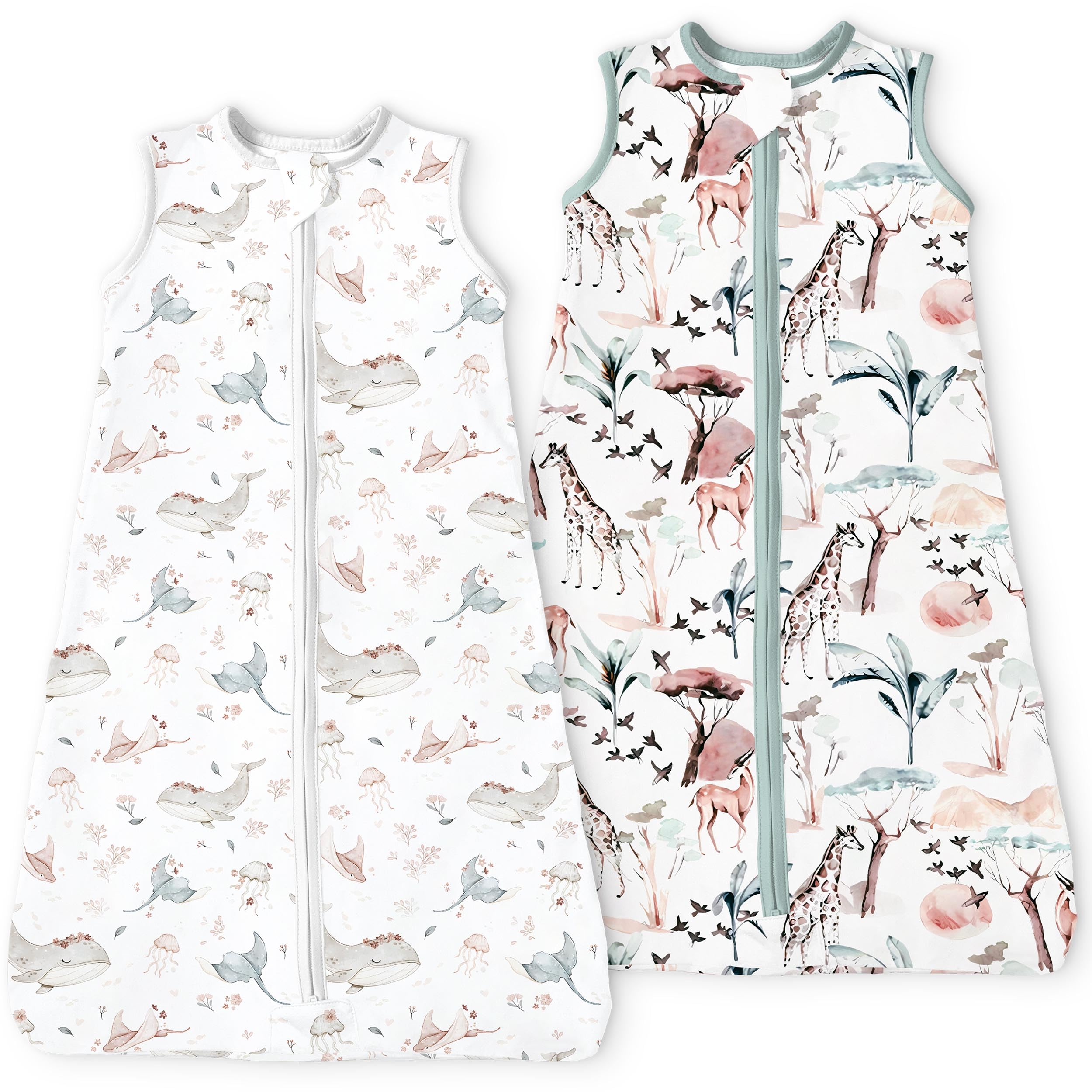 TOTBASIC toddler sleep sack features breathable fabric for summer comfort.