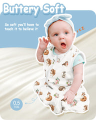 TOTBASIC toddler sleep sack hip-room design supports movement without drafts or kicks.