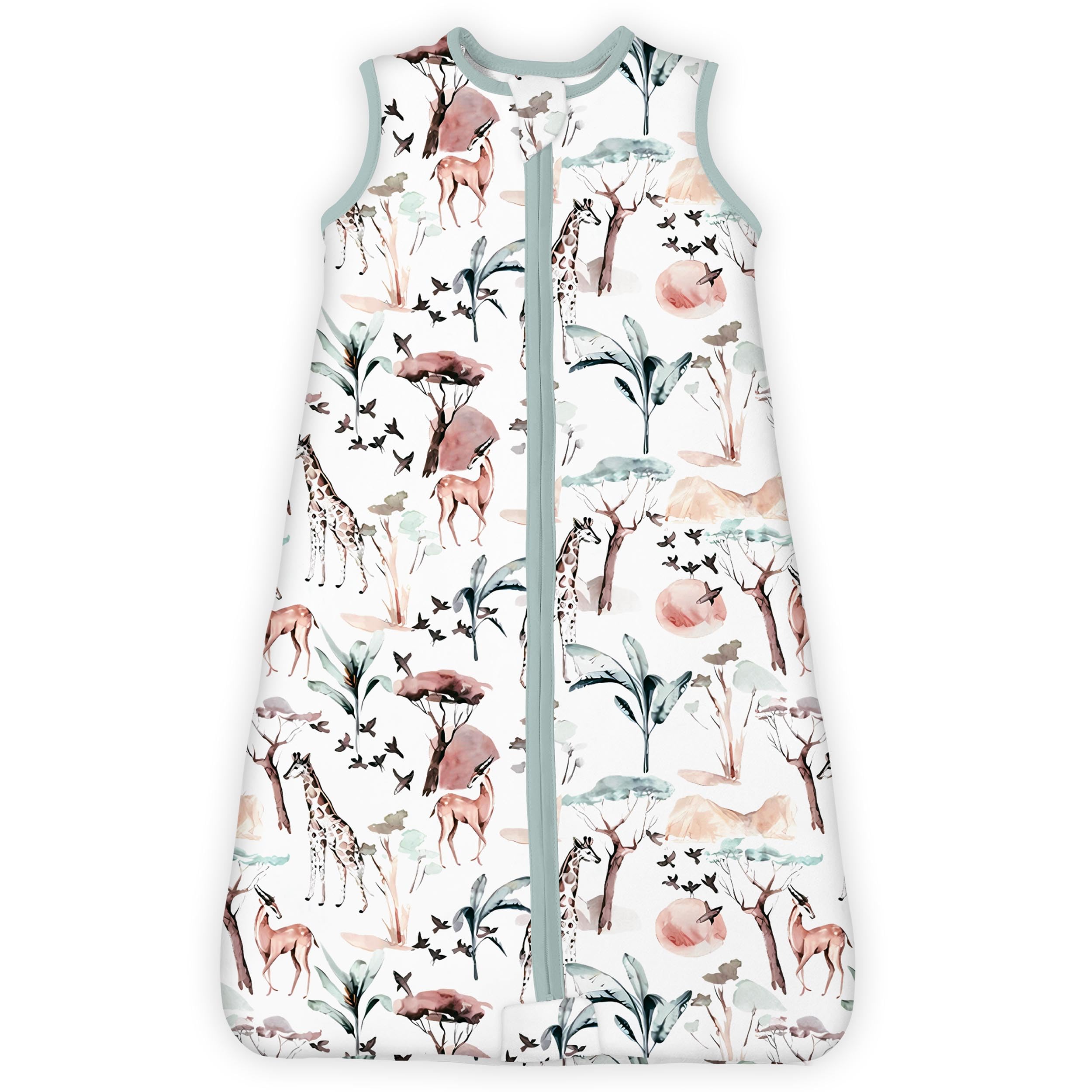 TOTBASIC Toddler Sleep Sack sleeveless closeup fabric shows soft knit for cozy nights.