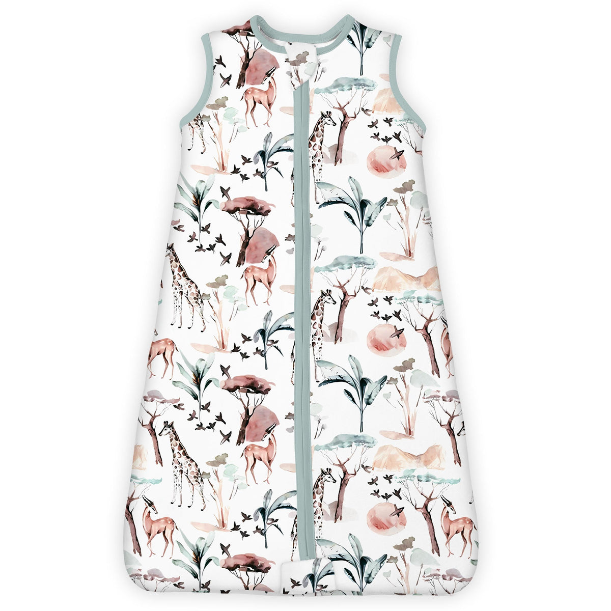 TOTBASIC Toddler Sleep Sack sleeveless closeup fabric shows soft knit for cozy nights.