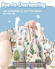 TOTBASIC two-way zipper enables quick diaper changes with high-contrast zipper guard.