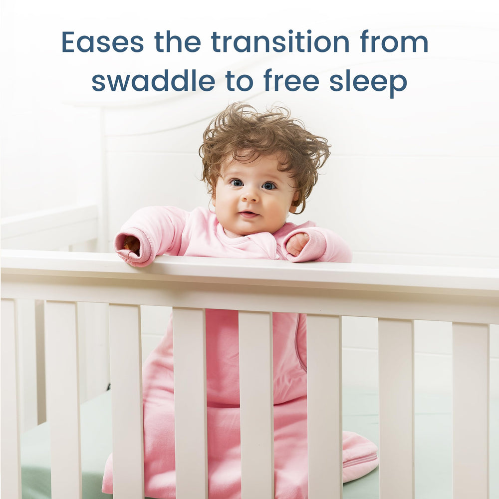 TOTBASIC wearable blanket with built-in sleeves provides warm, snug feel without overheating.