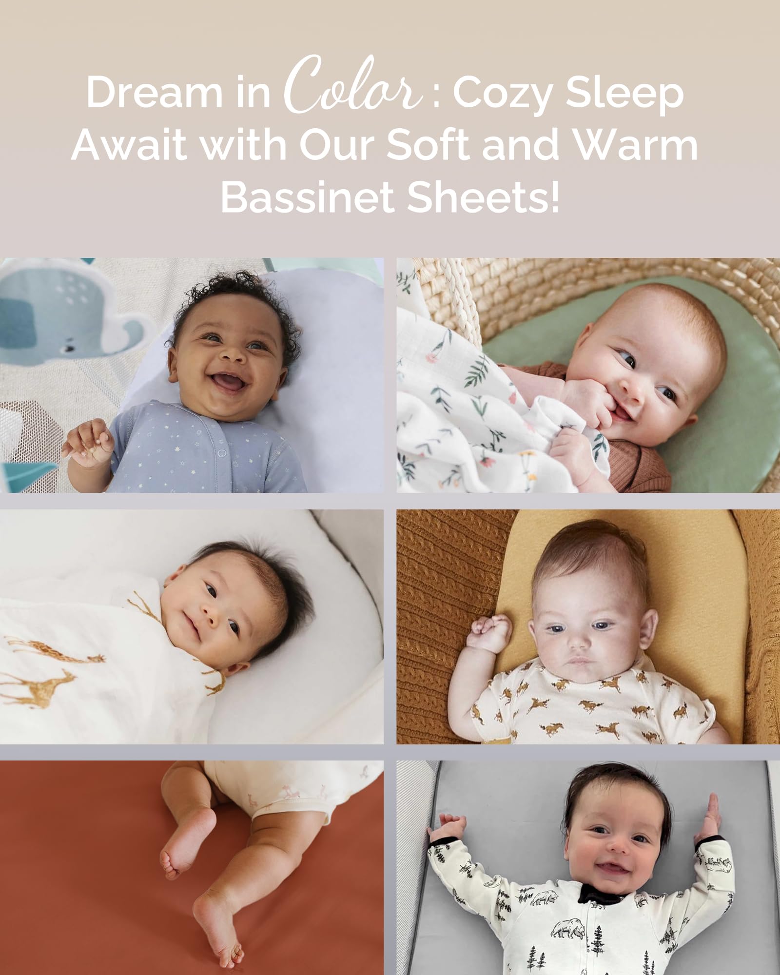 TotCare bassinet sheets being machine-washed to show durable, easy-care design