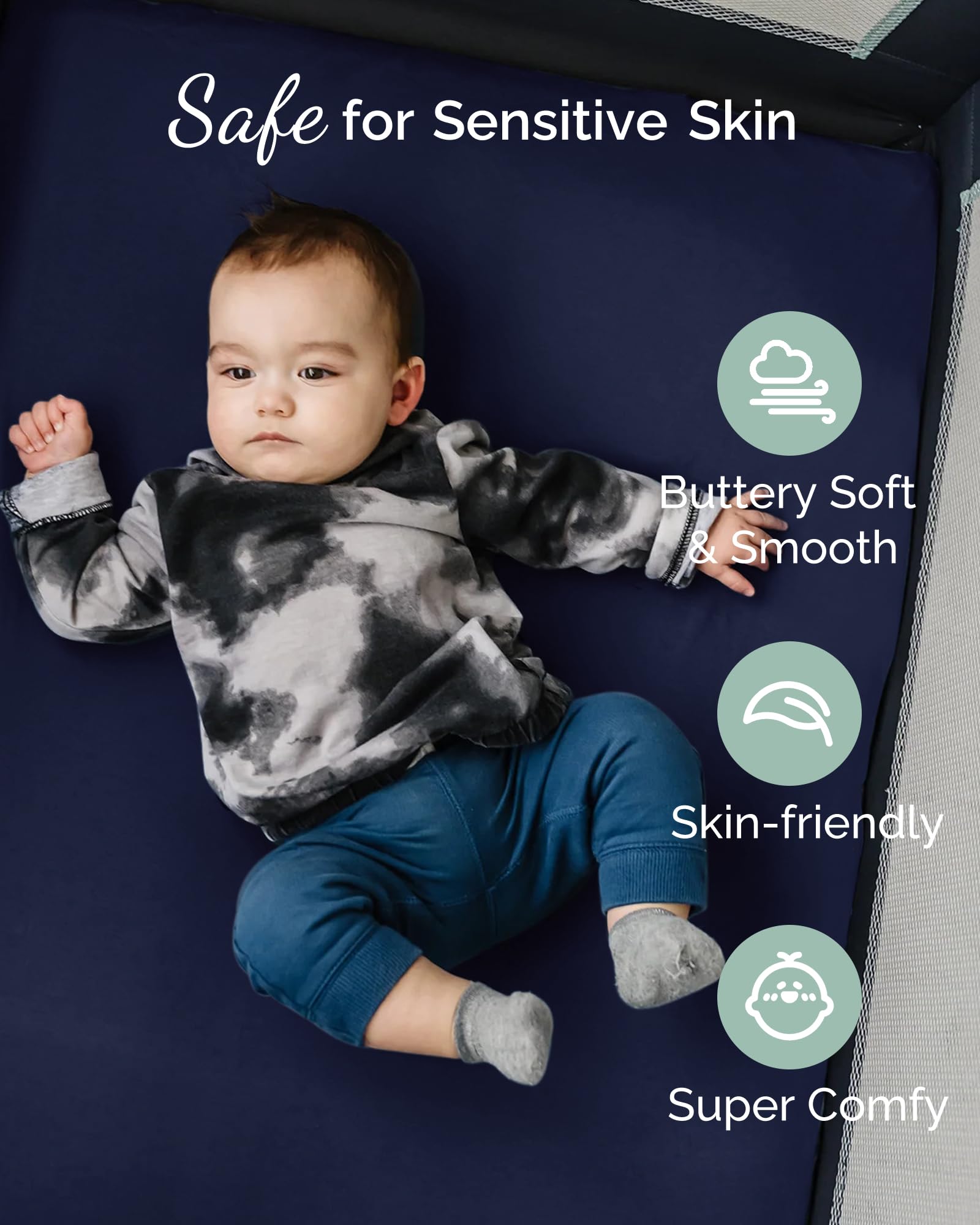 TotCare sheets offer easy-care machine-washable convenience for busy parents