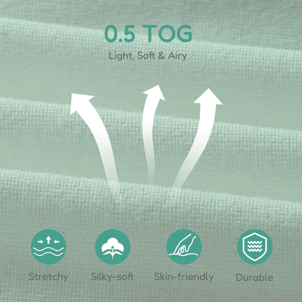 TOTCHILL 3-pack gender-neutral sleep sacks provide daily convenience and versatile use.