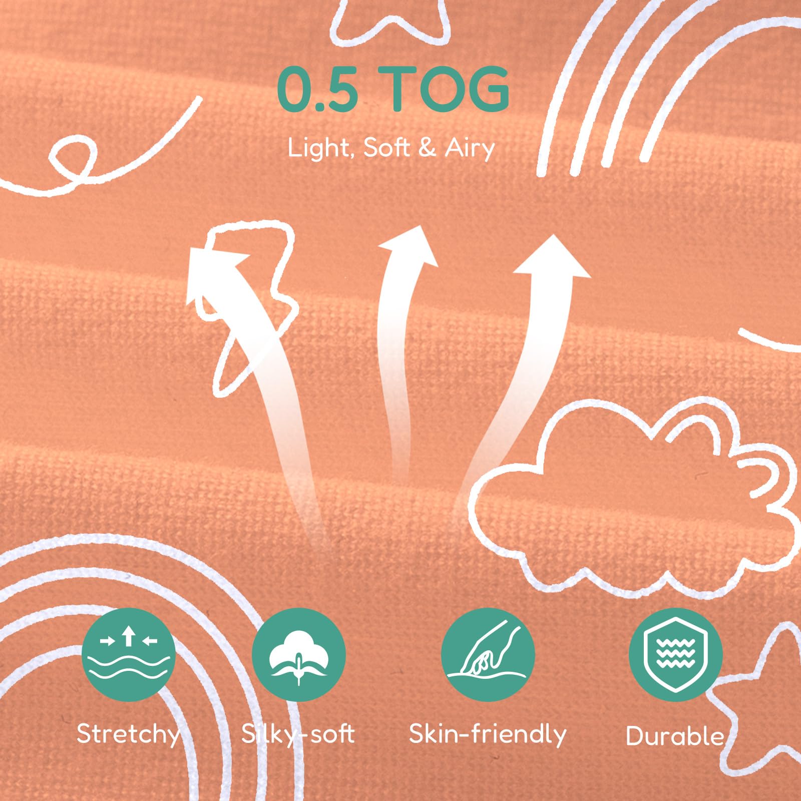 TOTCHILL 3-pack neutral sleep sacks offer versatile daily use and easy gifting.