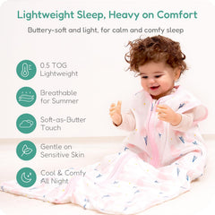 TOTCHILL sleep sack demonstrates hip movement-friendly design for natural kicking