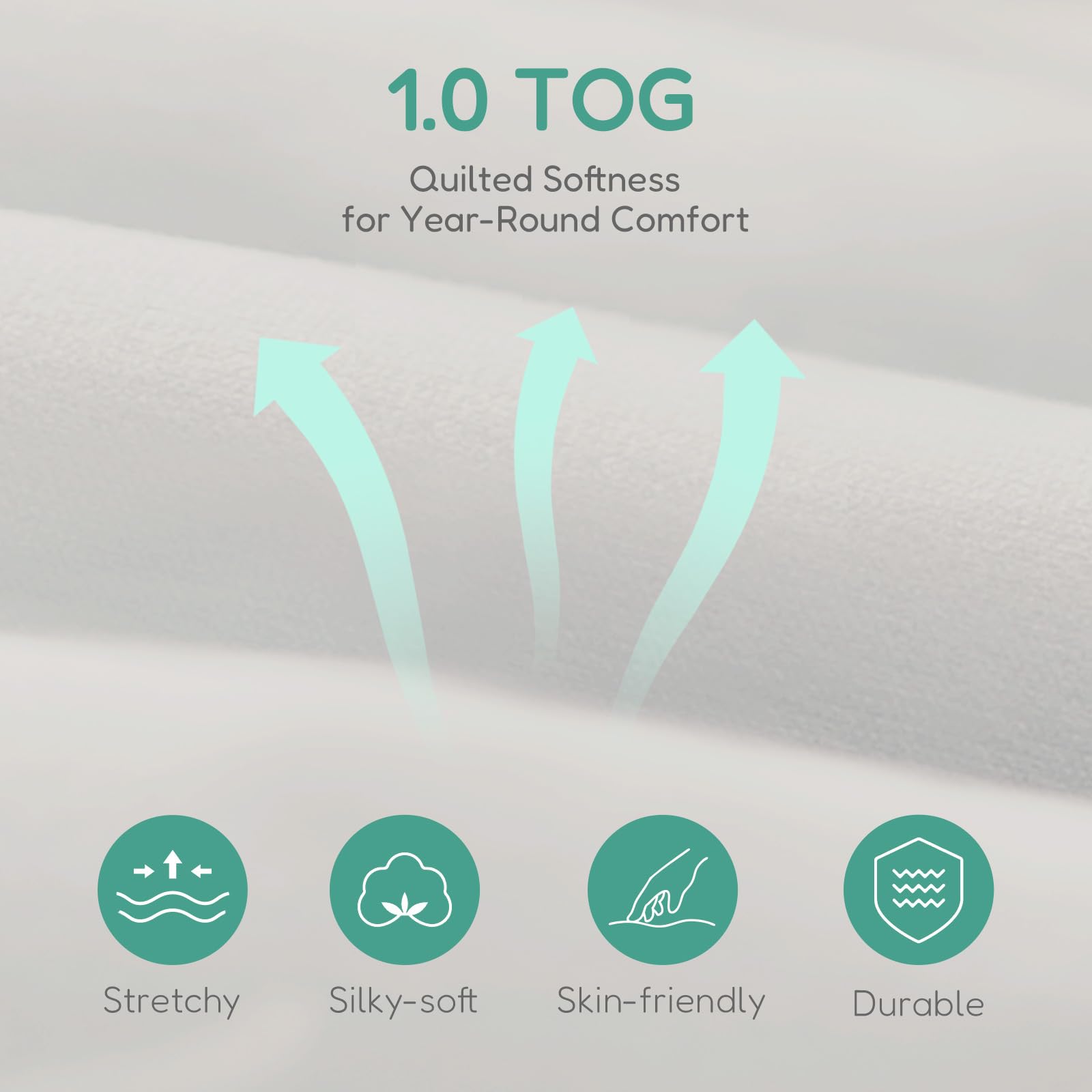 Totchill sleep sack roomy design for kick-friendly movement