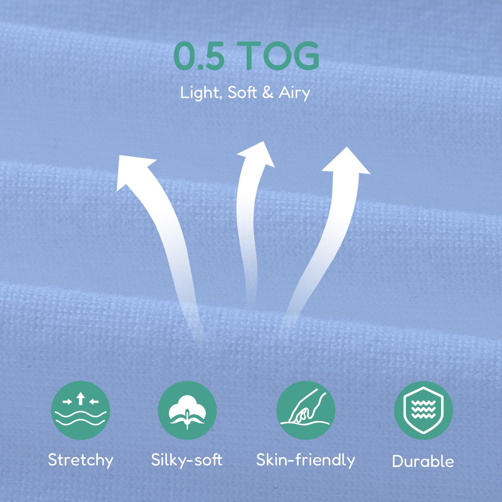 TOTCHILL Sleep Sack snug-fit keeps baby safely covered through the night