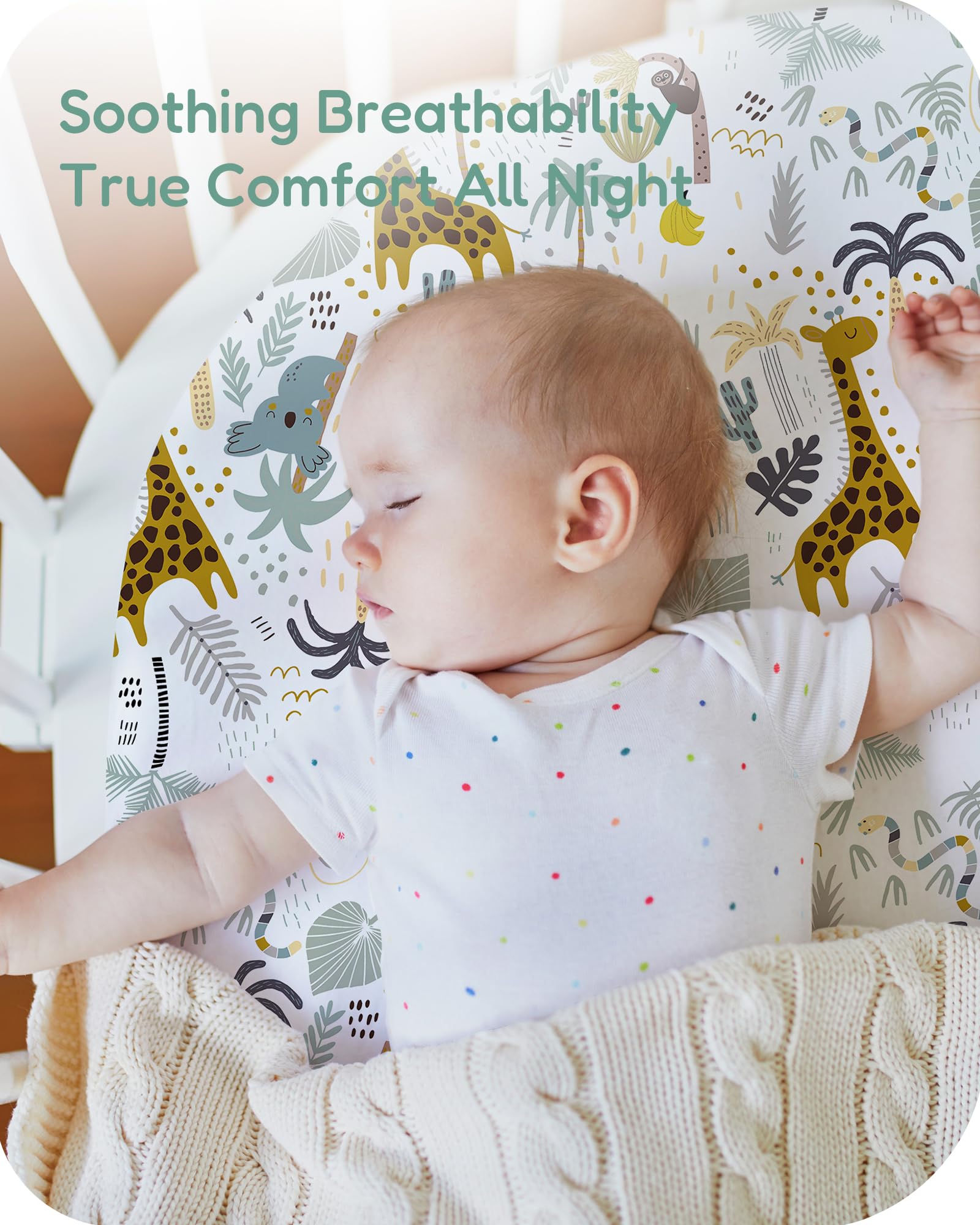 TotChill universal-fit sheet pairs with most bassinet mattresses for versatile nursery setup.
