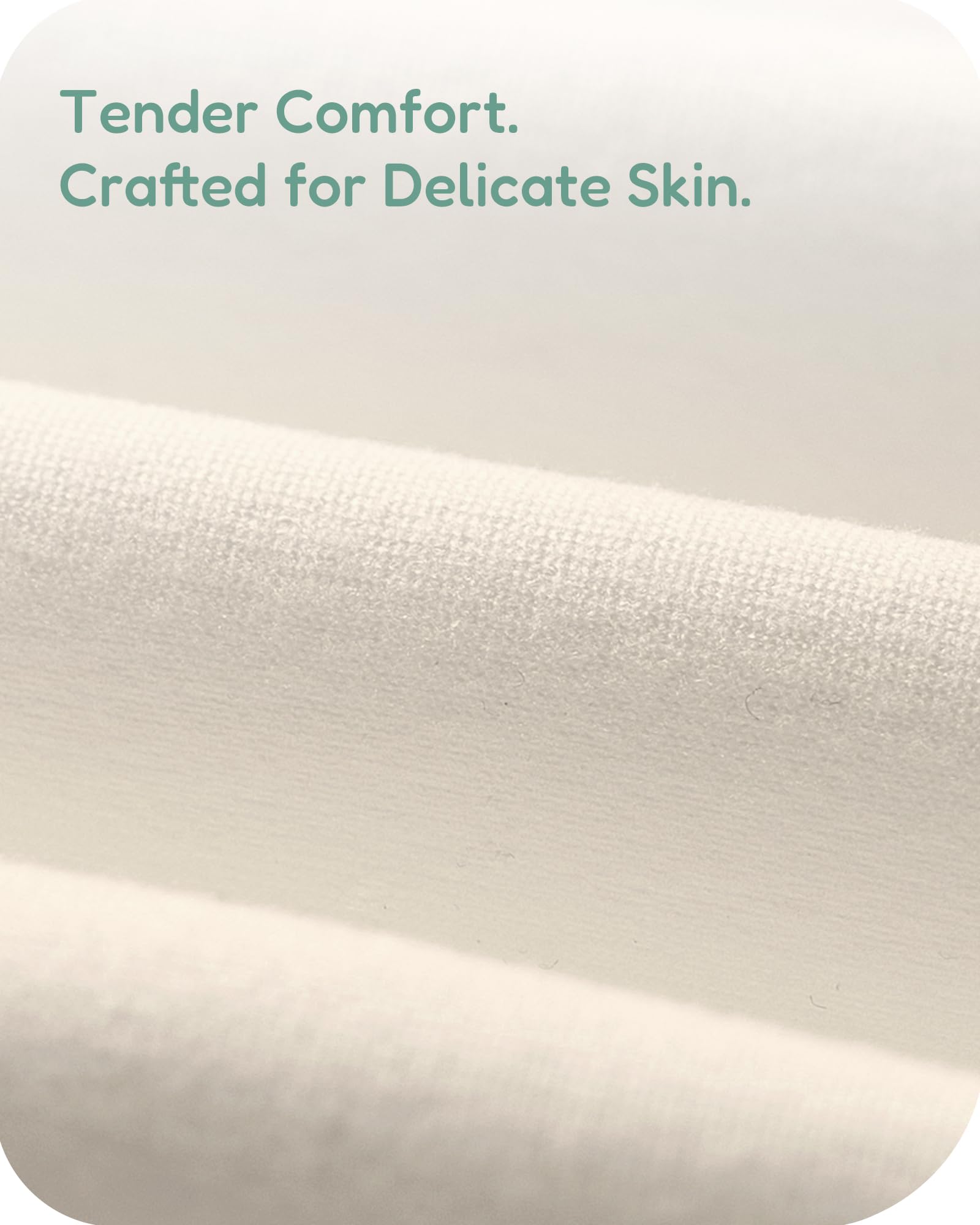 TotChill deep-pocket closeup shows smooth mattress wrap.