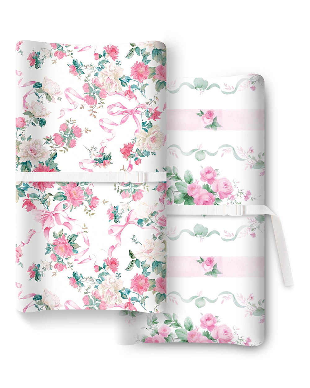 TotChill changing pad cover 2-pack in soft jersey knit offers baby comfort.
