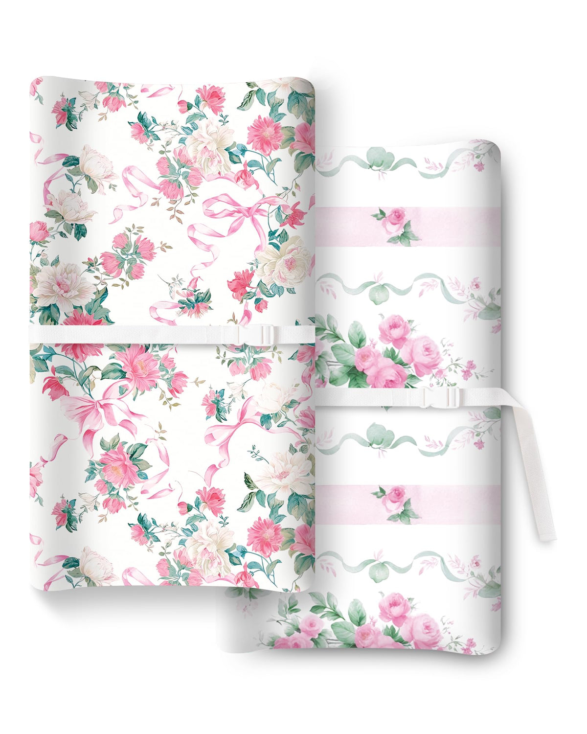 TotChill changing pad cover 2-pack in soft jersey knit offers baby comfort.
