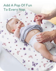 TotChill changing pad cover ultra-soft polyester fabric enhances baby comfort during every diaper change.