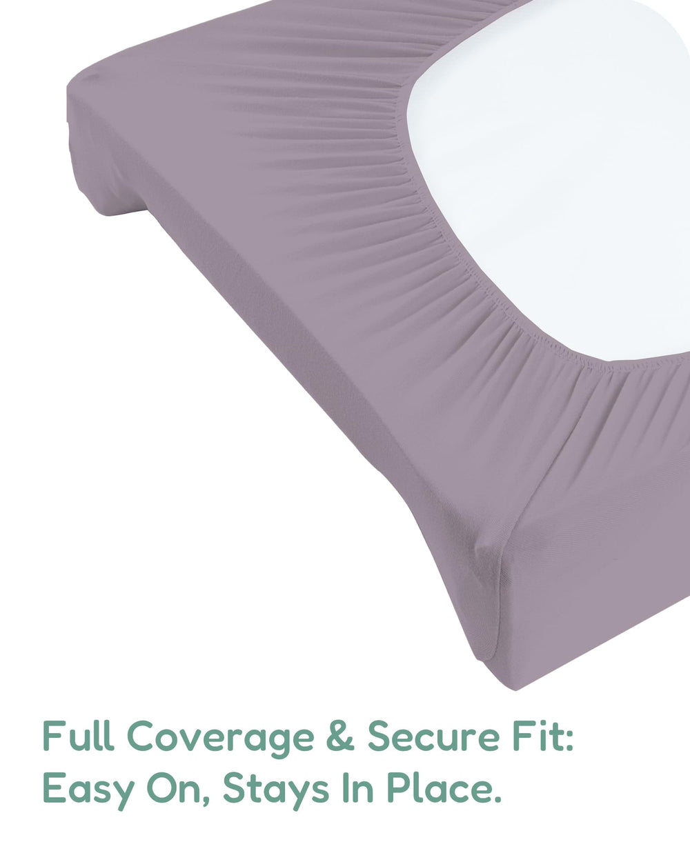 TotChill changing pad covers fit standard pads 32x16x5 inches for universal use.