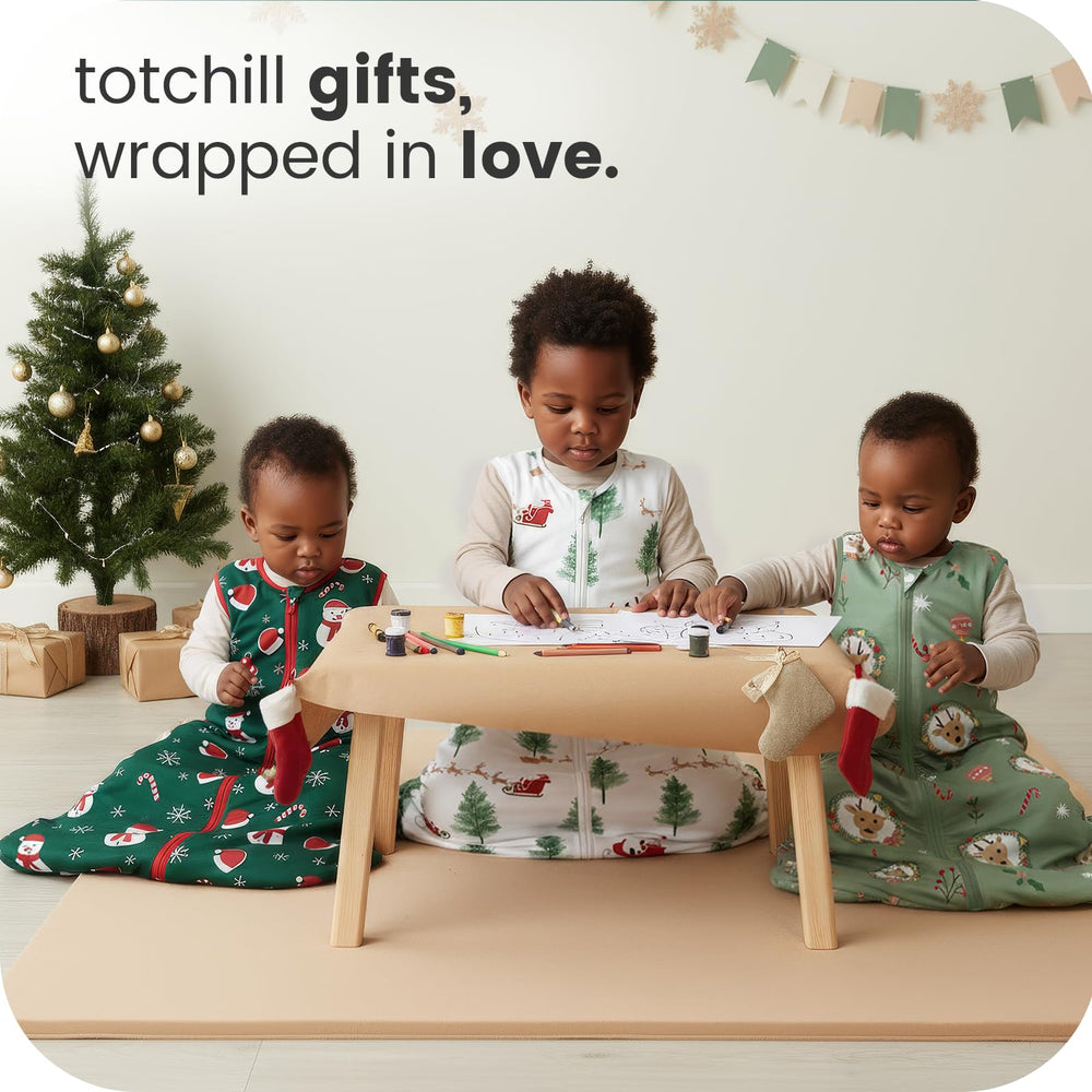 TOTCHILL sleep sack with zipper design eases midnight diaper changes.
