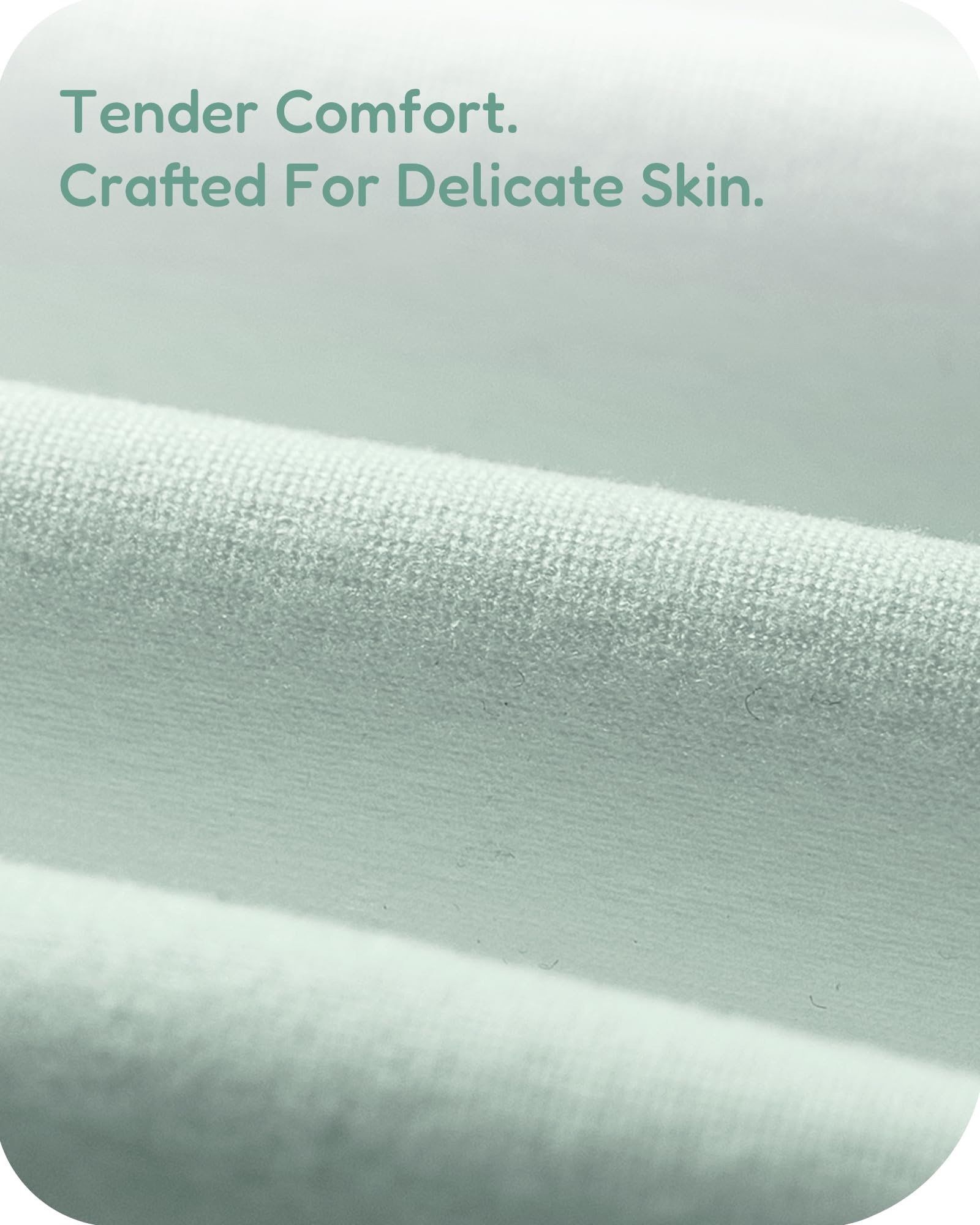 TotChill soft jersey knit texture feels soothing against baby skin.