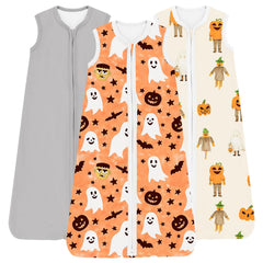 TOTCHILL Frankenstein sleep sack close-up showcases ultra-soft breathable fabric for sensitive skin.