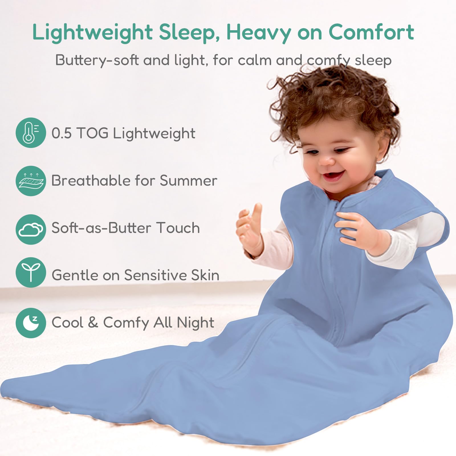 TOTCHILL Halloween Sleep Sack black-cat design emphasizes gentle coverage and easy dressing