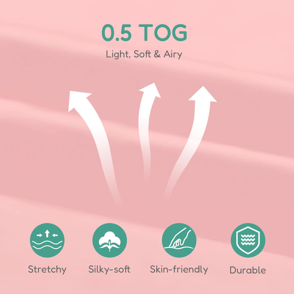 TOTCHILL sleep sack creates a safer sleep space by replacing loose blankets