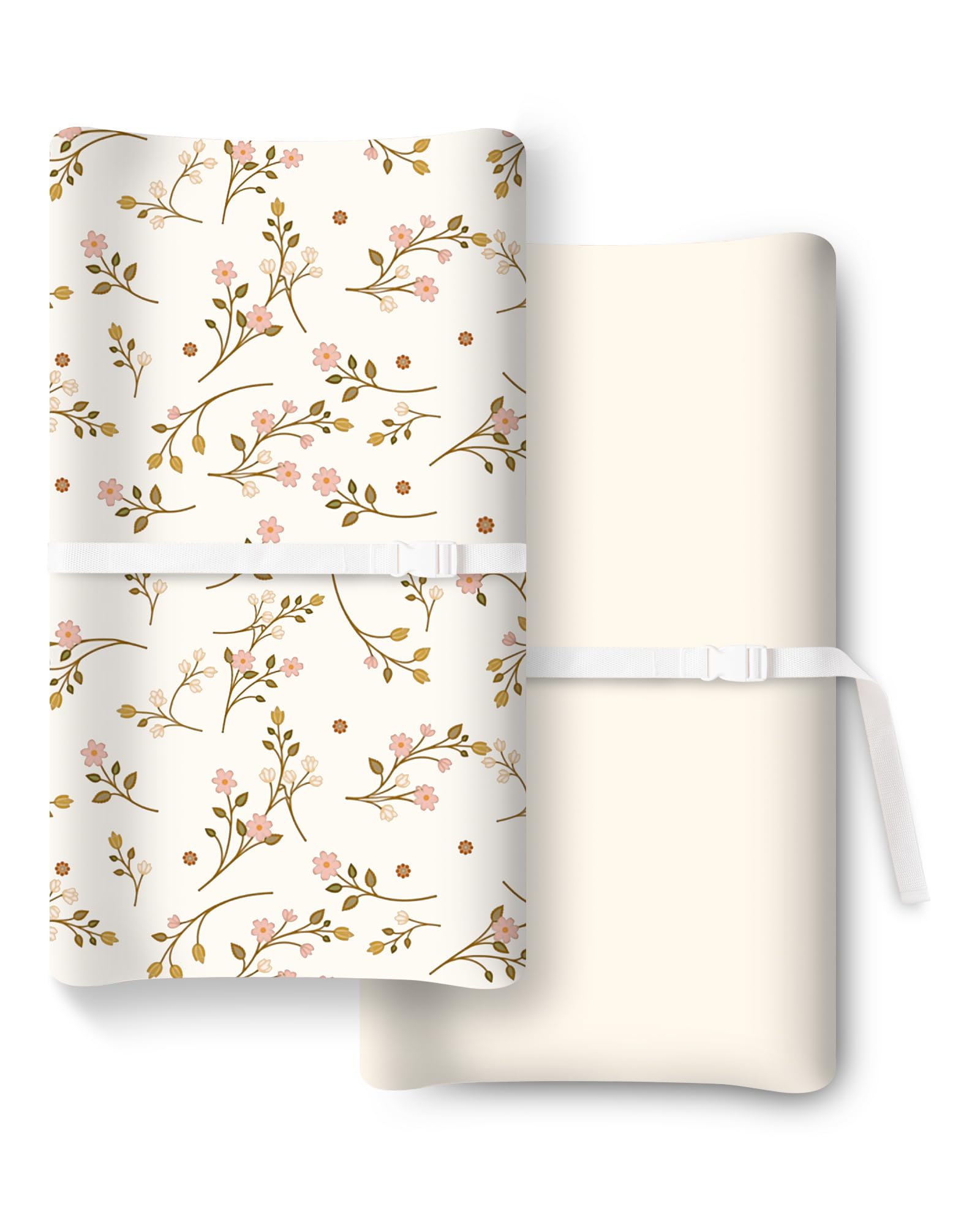 TotChill two-color design cover on a changing pad for versatile nursery style and comfort