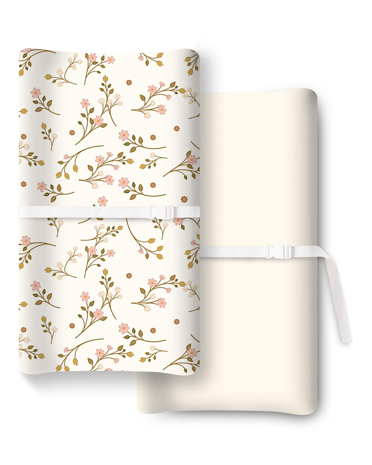 TotChill two-color design cover on a changing pad for versatile nursery style and comfort