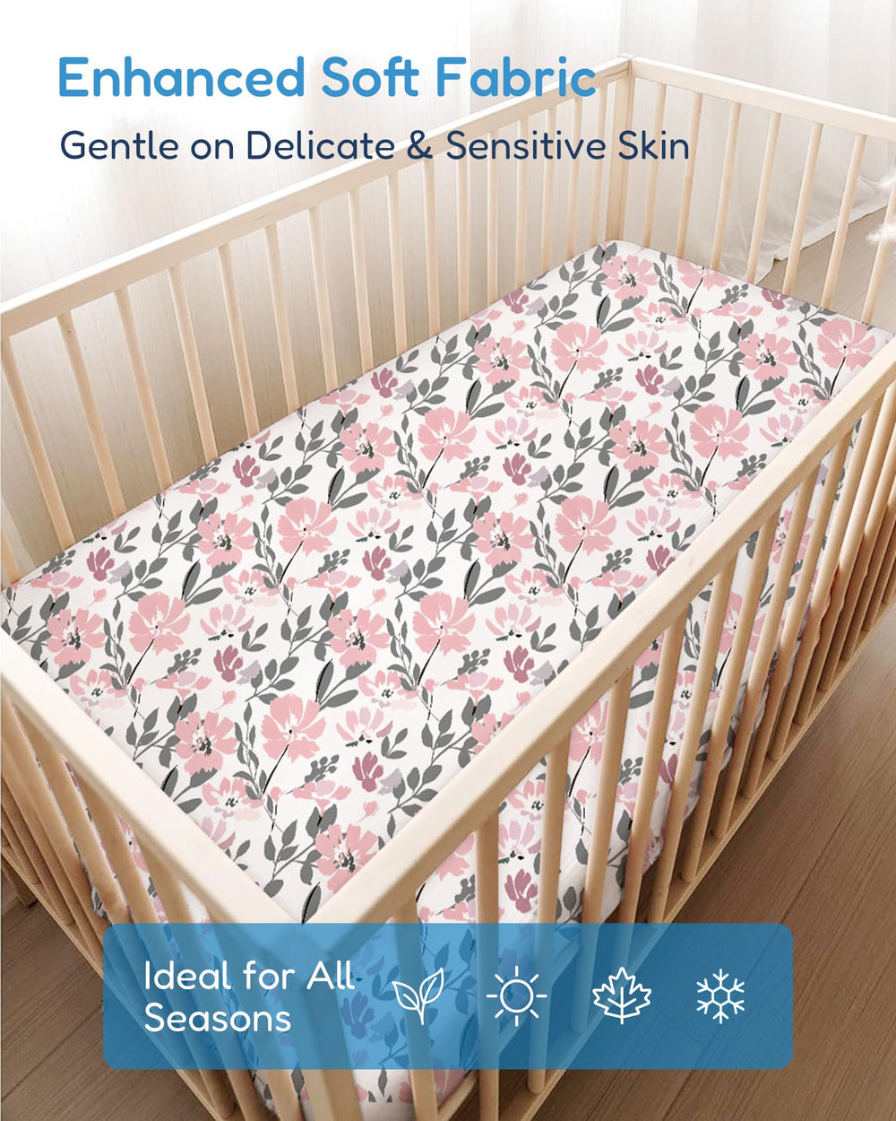TotChill two-pack-crib-sheets highlights value and convenience for growing baby spaces.