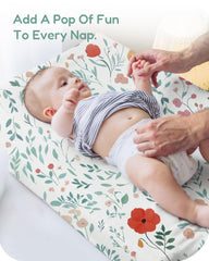 TOTCHILL changing pad cover ultra-soft jersey-knit fabric feels gentle on baby's skin.