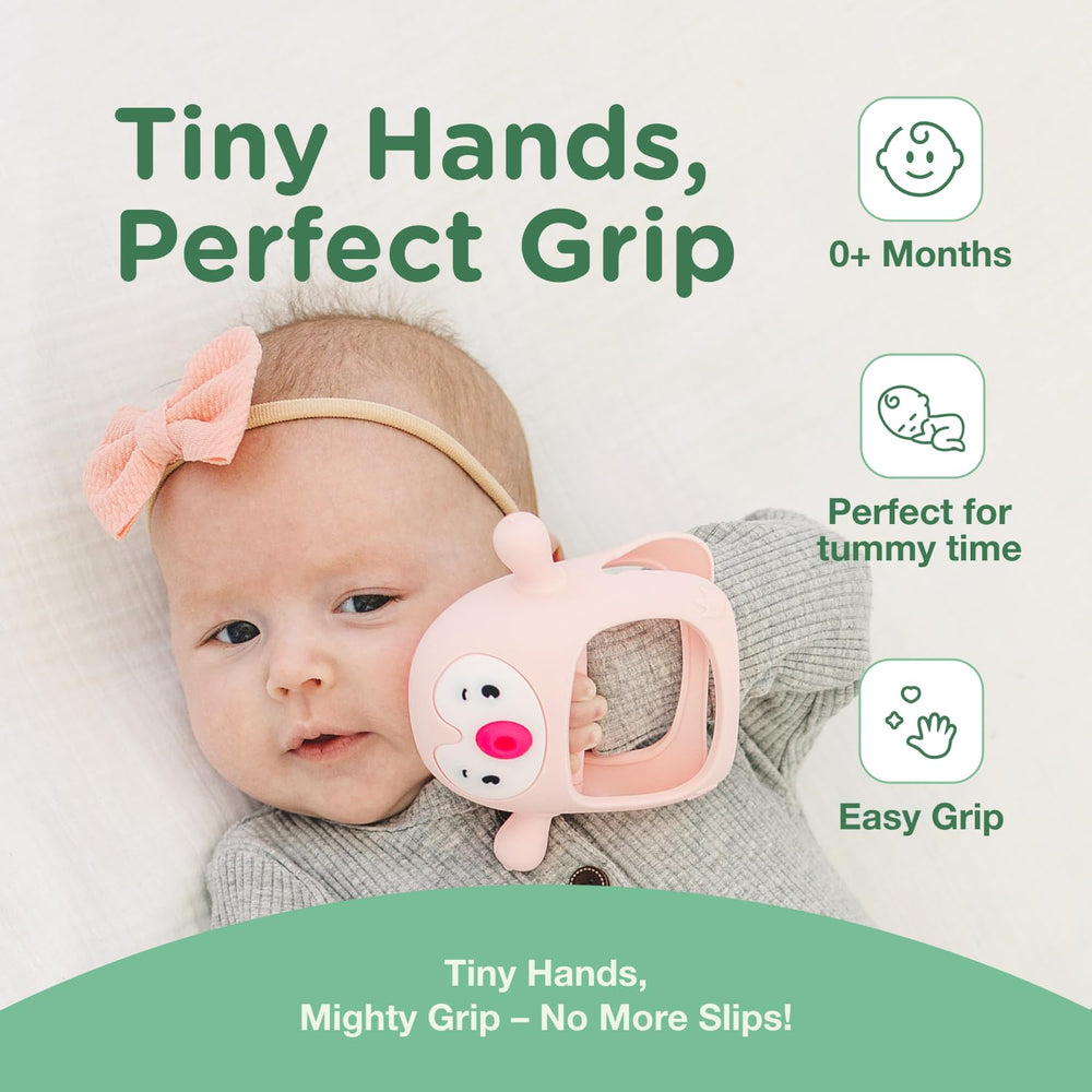TOTCO teether safe silicone pacifier for newborns and 3-6 month olds