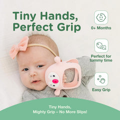 TOTCO teether safe silicone pacifier for newborns and 3-6 month olds