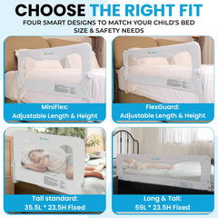TotCraft FlexGuard 14-height level dial close-up for precise bed fit