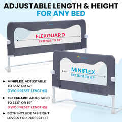 TotCraft Flexguard height levels deliver 14 adjustable positions for tailored coverage