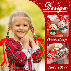 Totelux Bells hair ties add playful holiday flair to any hairstyle.