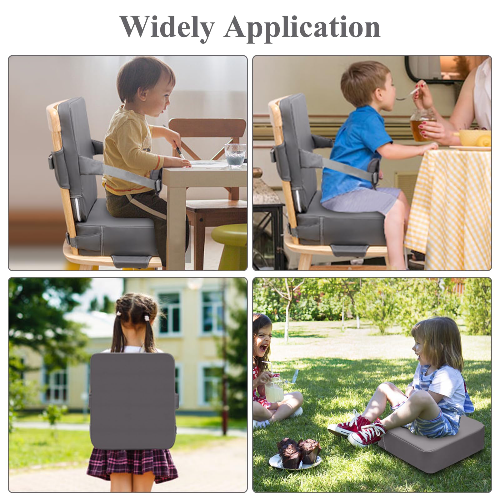 TOTIDYH dimensions show backrest 14.1x12.6 inches for most seats.