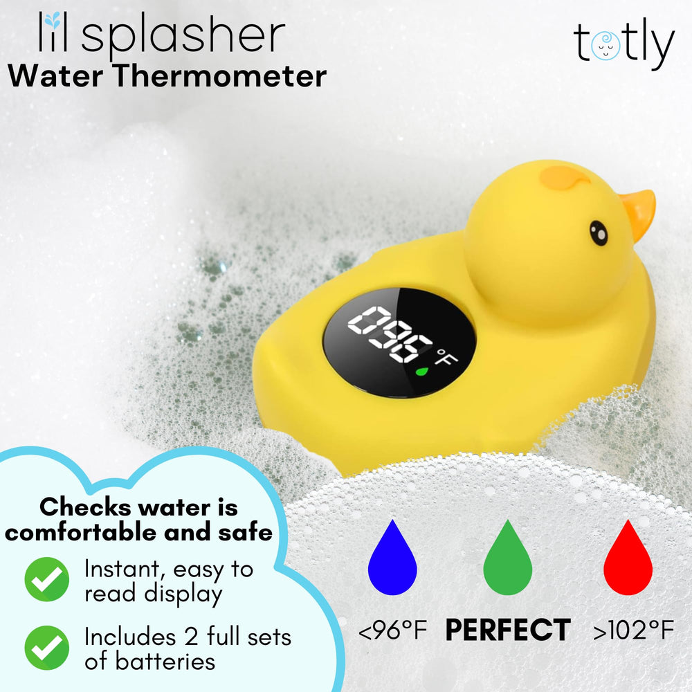 totly baby bath set packaging displayed as a gift-ready kit.