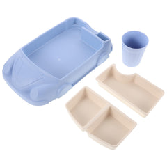 Totority dishwasher-safe baby-dishes simplify cleanup after busy family dinners.