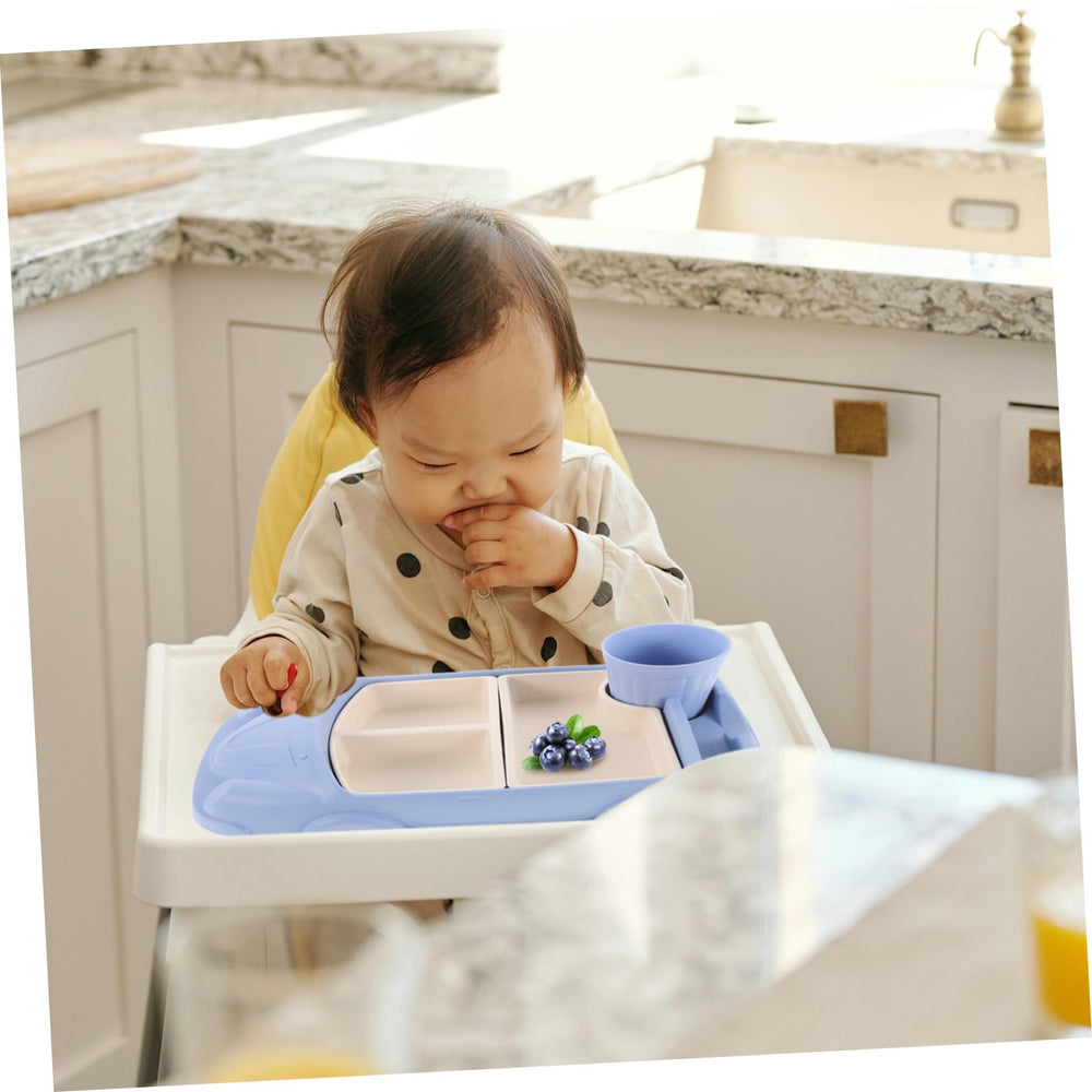 Totority easy-clean mealtime tray simplifies washing and sanitizing after meals.