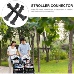 Totority universal-fit connector proves compatibility with round tube strollers across brands