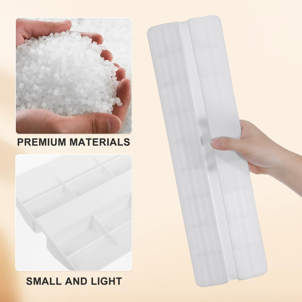 Totority white plastic gate fixator offers durable, easy to clean parts.