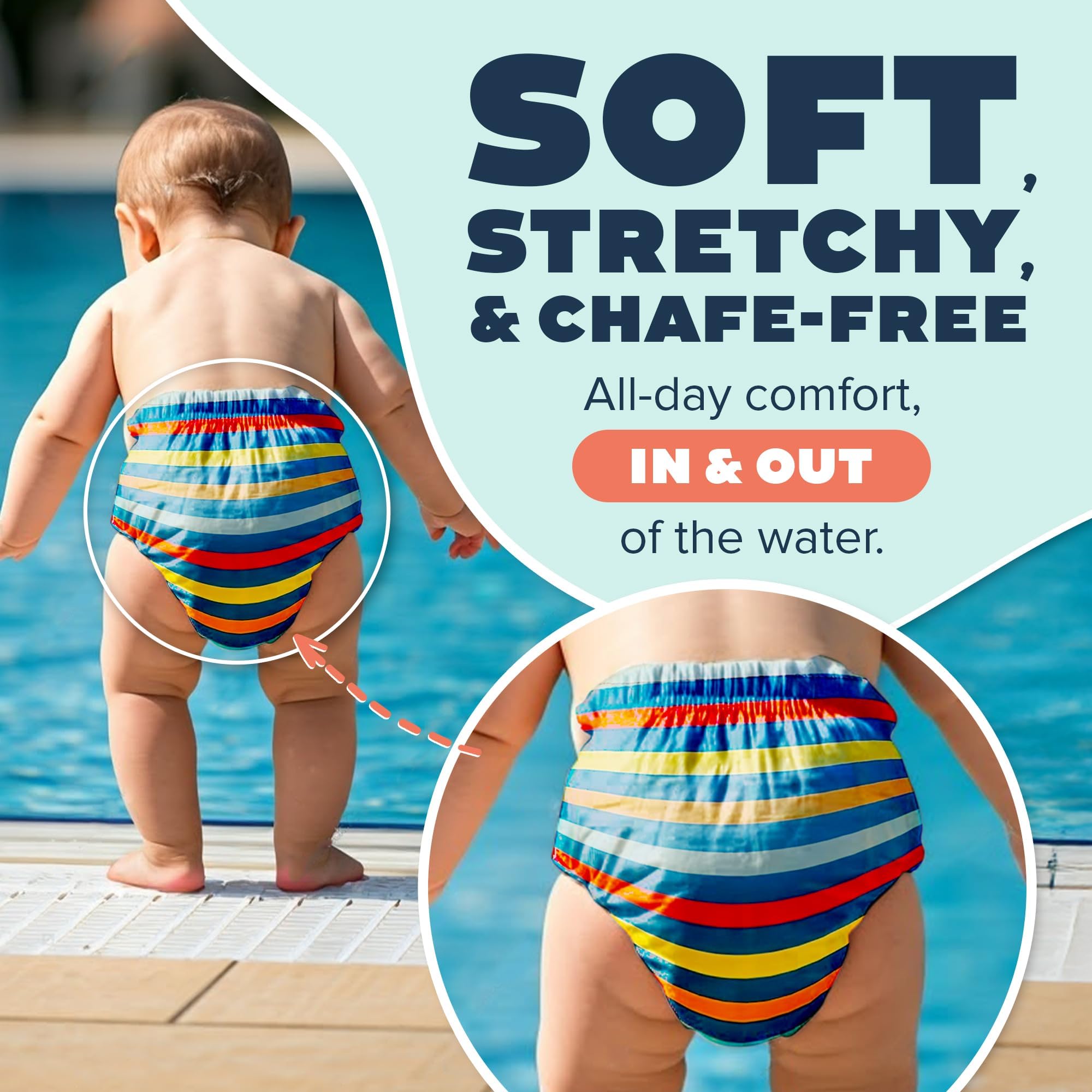TotsBots size1 infant-fit, lightweight for comfortable water adventures