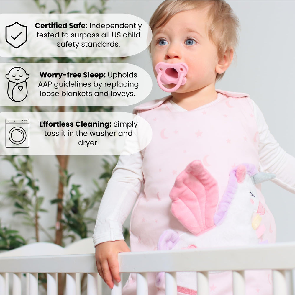 Toucan Baby 1.0 TOG option supports comfortable room temperatures.