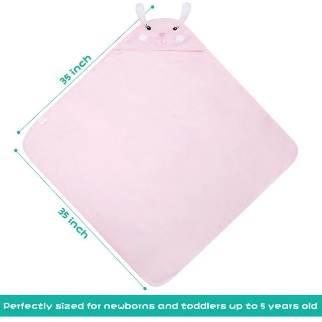 Touchat hooded baby towel bear hood adds charm and reliable moisture absorption