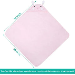 Touchat hooded baby towel bear hood adds charm and reliable moisture absorption