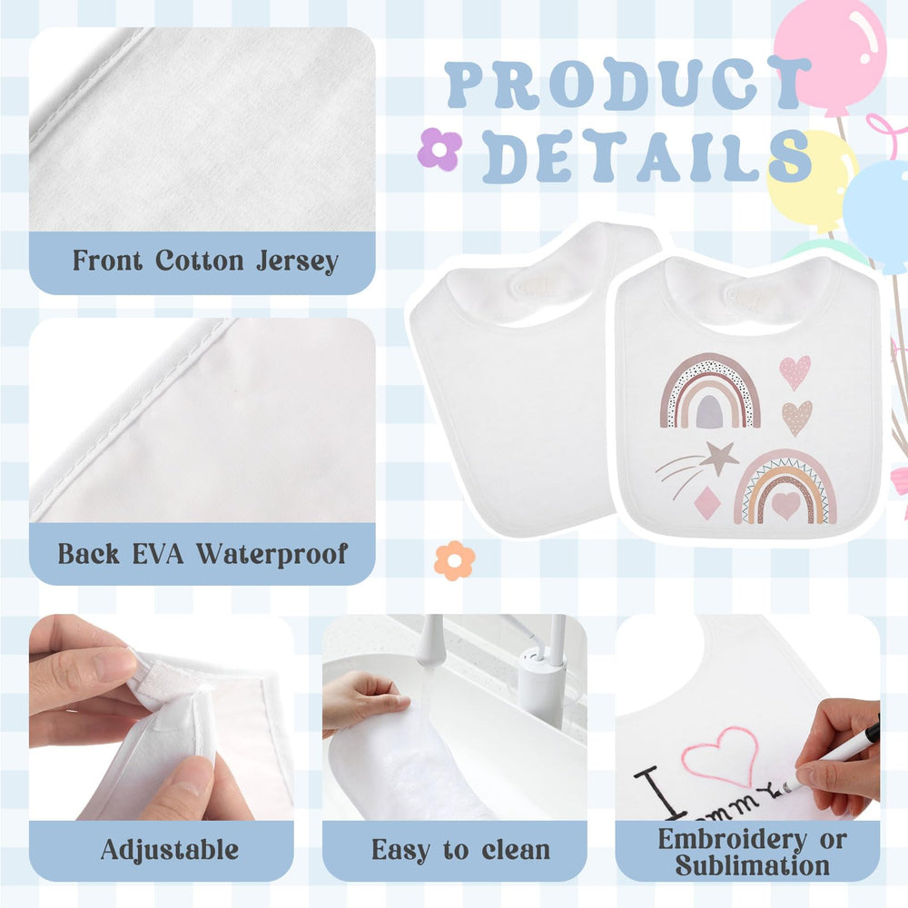 Toulite bib gift-pack display presents a practical baby shower gift option